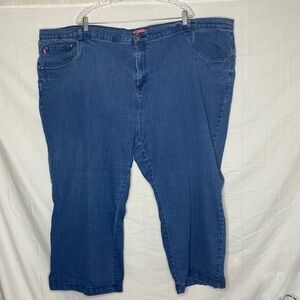 Woman Within Classic Blue Straight Leg Jeans